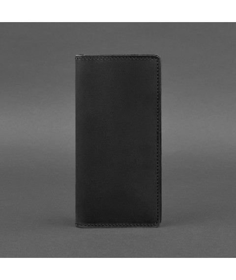 Leather coin wallet 11.0 black Crazy Horse