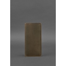 Шкіряне портмоне-купюрник 11.0 темно-коричневе