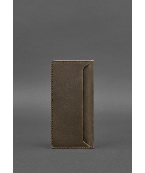 Leather banknote wallet 11.0 dark brown