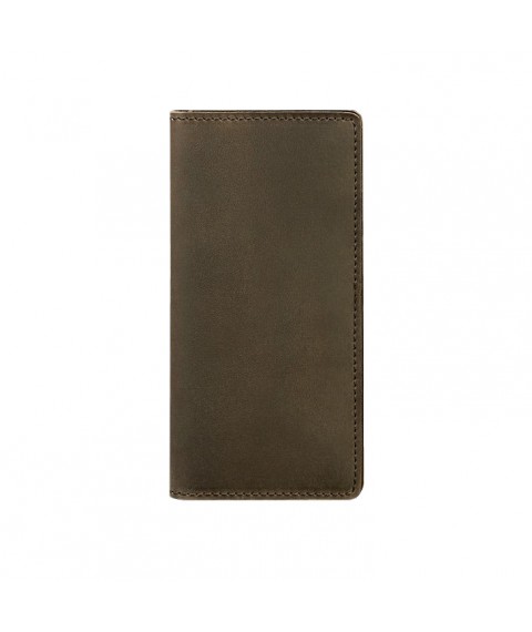 Leather banknote wallet 11.0 dark brown