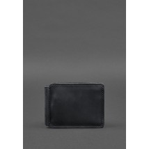 Leather wallet 13.0 clip Black Crazy Horse