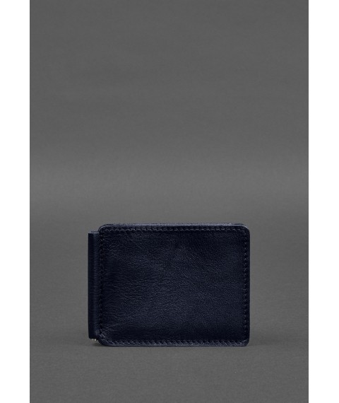 Leather wallet 13.0 clip blue crust
