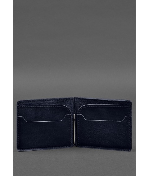 Leather wallet 13.0 clip blue crust