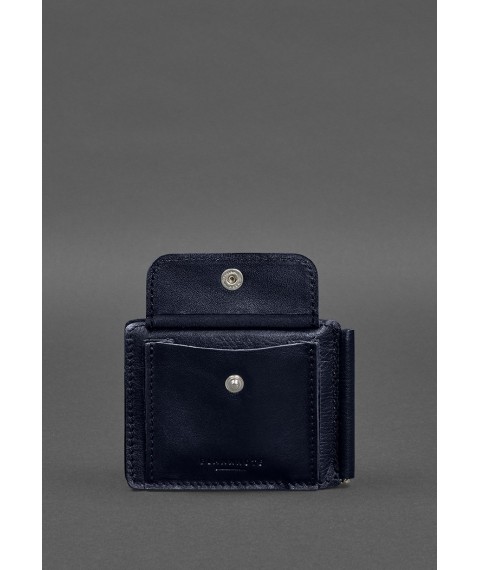 Leather wallet 13.0 clip blue crust