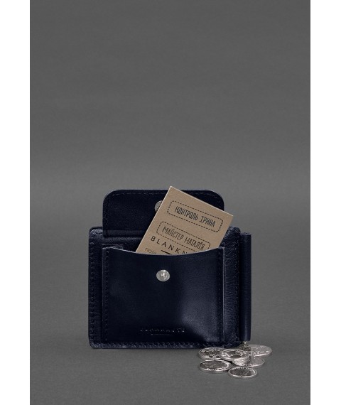 Leather wallet 13.0 clip blue crust
