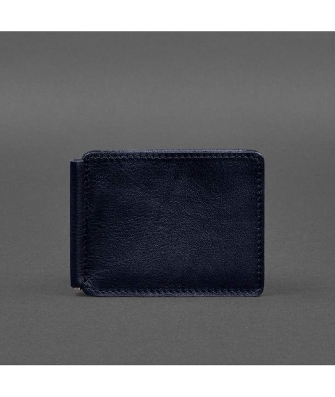 Leather wallet 13.0 clip blue crust
