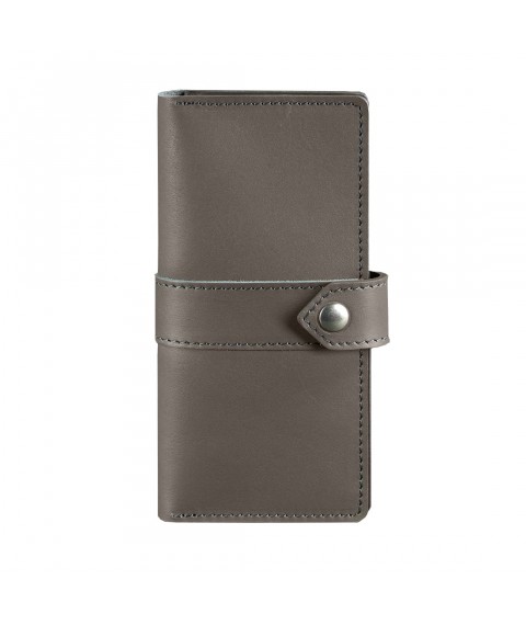 Leather women's wallet 3.1 dark beige Crust
