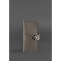 Leather women's wallet 3.1 dark beige Crust