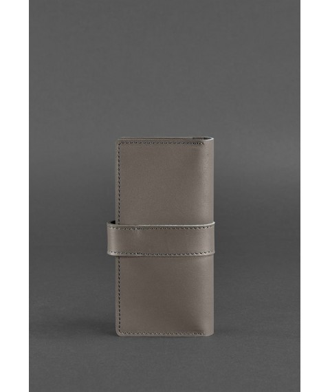 Leather women's wallet 3.1 dark beige Crust