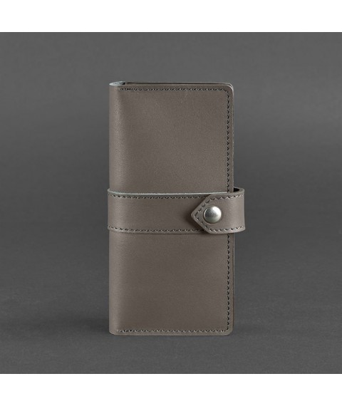 Leather women's wallet 3.1 dark beige Crust