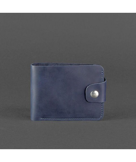 Leather wallet 4.3 blue