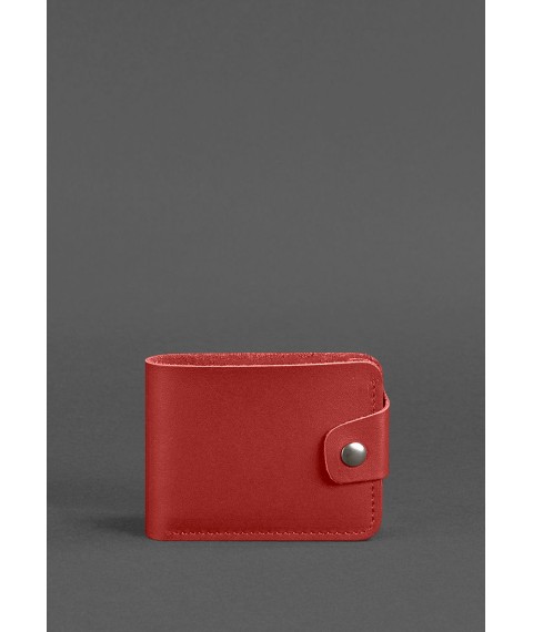 Leather wallet 4.3 red