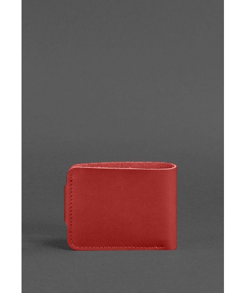 Leather wallet 4.3 red