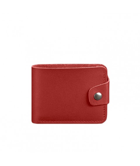 Leather wallet 4.3 red