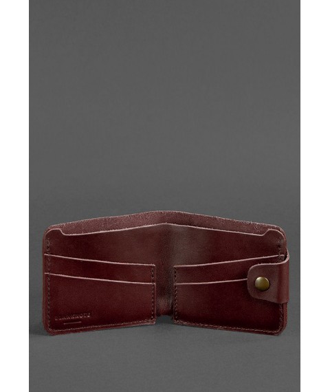 Leather wallet 4.3 burgundy