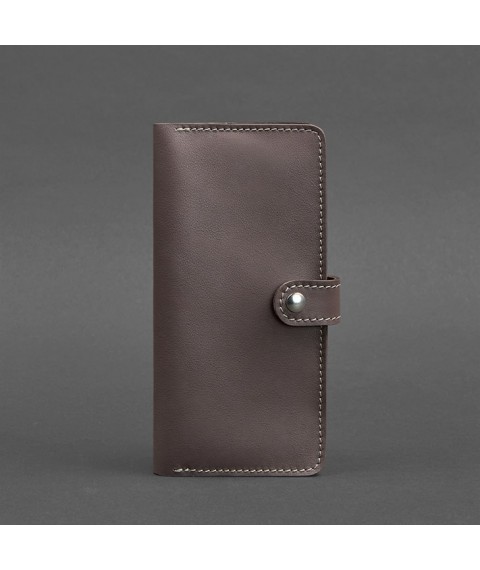 Leather women's wallet 7.0 dark beige