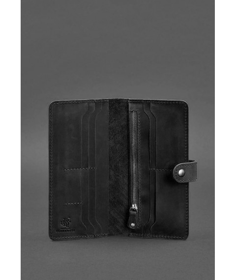 Leather women's wallet 7.0 Indy Black