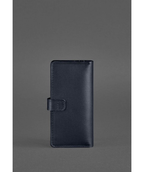 Leather wallet 7.0 dark blue