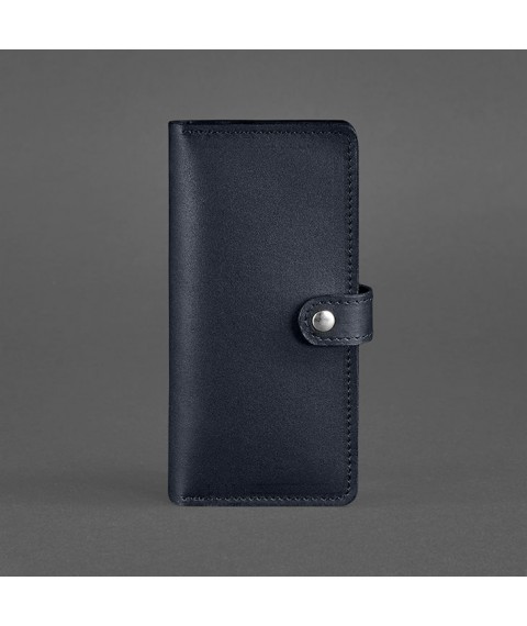 Leather wallet 7.0 dark blue