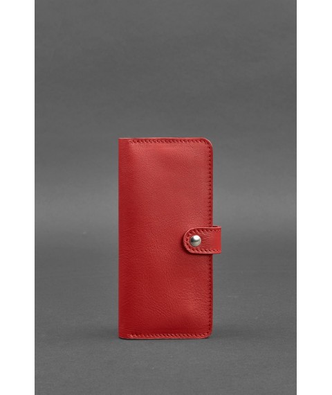Leather women's wallet 7.0 Red