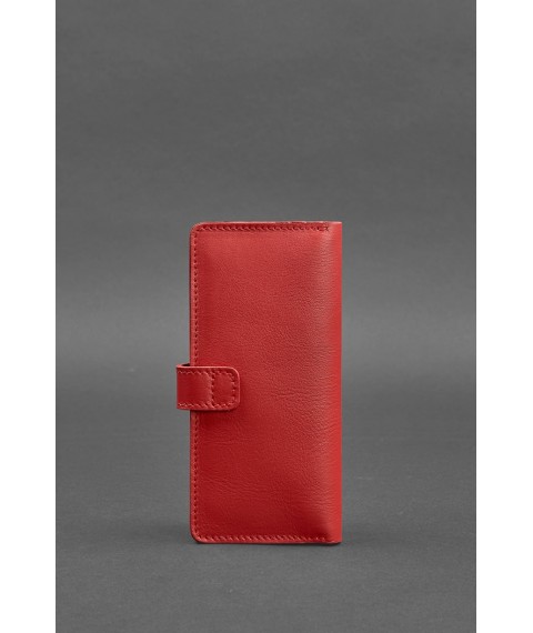 Leather women's wallet 7.0 Red