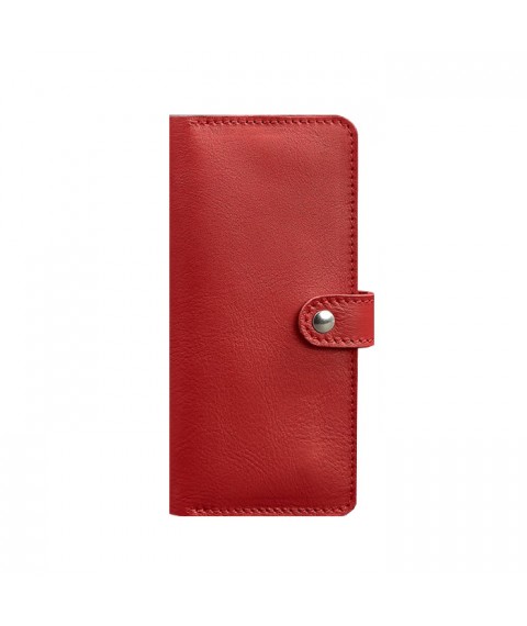 Leather women's wallet 7.0 Red