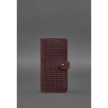 Leather wallet 7.0 Carbon Burgundy