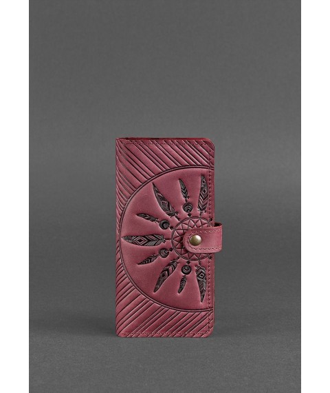 Leather women's wallet 7.0 Indy Burgundy