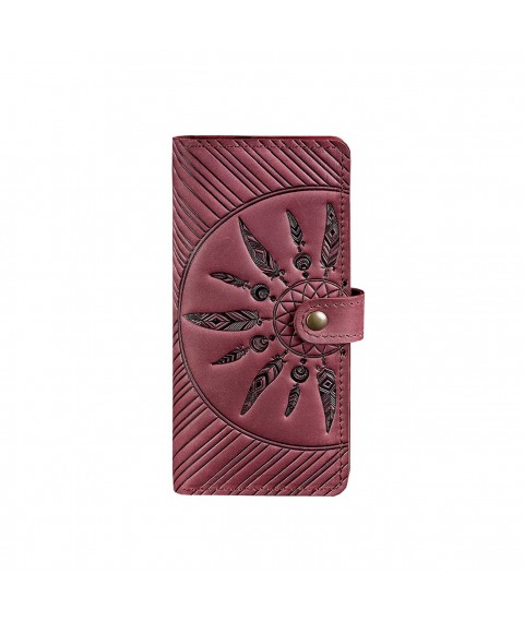 Leather women's wallet 7.0 Indy Burgundy