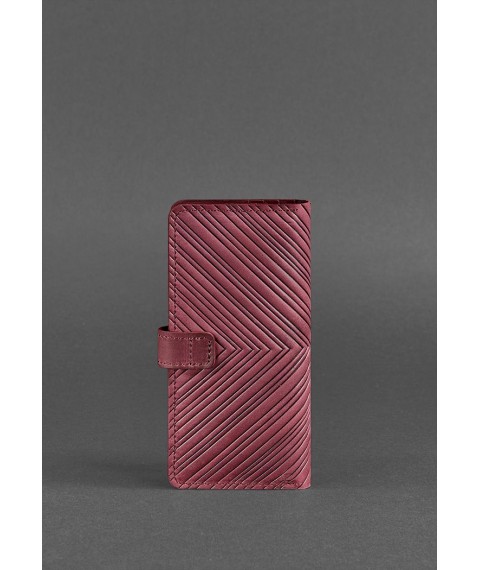 Leather women's wallet 7.0 Indy Burgundy