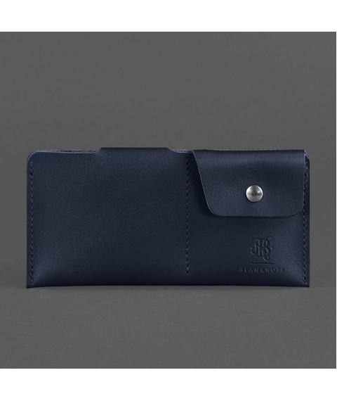 Leather coin wallet 8.0 dark blue