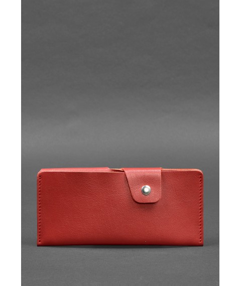 Leather wallet-banknote 8.0 red crust