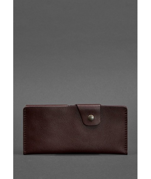 Leather wallet-banknote 8.0 burgundy