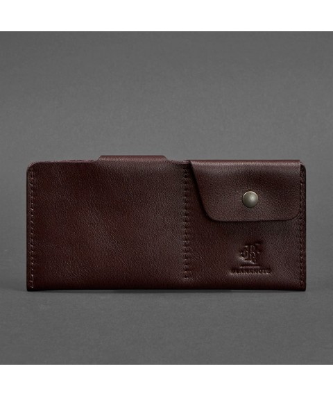 Leather wallet-banknote 8.0 red crust
