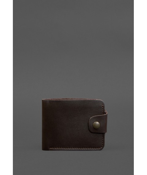 Leather wallet 9.1 dark brown