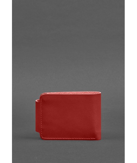 Leather wallet Zeus 9.0 red crust