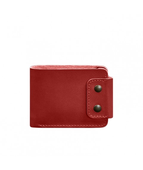 Leather wallet Zeus 9.0 red crust