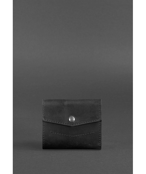 Leather wallet 2.1 black Crazy Horse