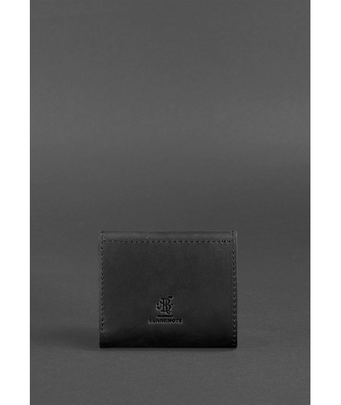 Leather wallet 2.1 black Crazy Horse