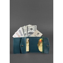 Women's leather wallet 2.1 green