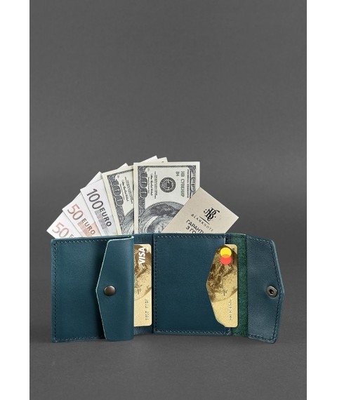 Women's leather wallet 2.1 green