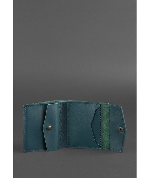 Жіночий шкіряний гаманець 2.1 зелений