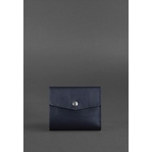 Leather wallet 2.1 dark blue Crust