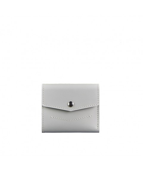 Women's leather wallet 2.1 Gray