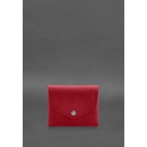 Leather wallet mini 3.0 (card case) coral Crazy Horse