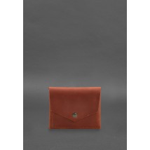 Кожаный кошелек mini 3.0 (кард-кейс) светло-коричневый Crazy Horse