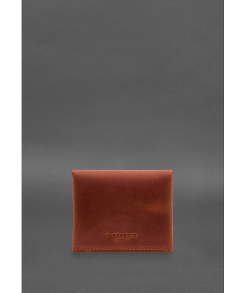 Leather wallet mini 3.0 (card case) light brown Crazy Horse