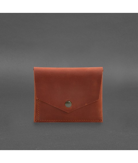 Leather wallet mini 3.0 (card case) light brown Crazy Horse