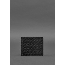 Men's leather wallet 1.0 money clip black Carbon