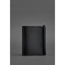 Leather wallet 2.0 black crust